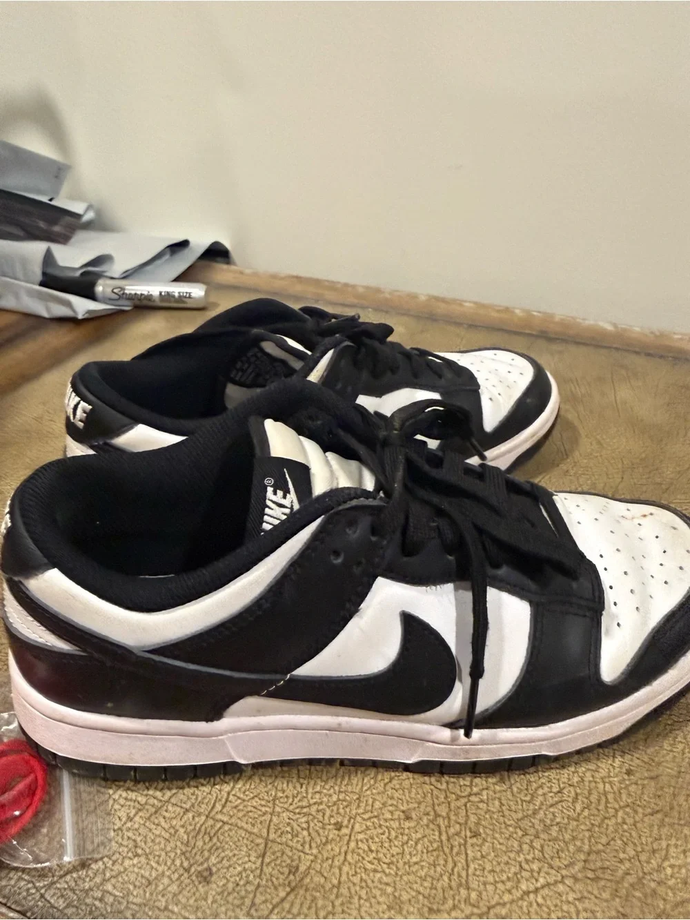 Nike Women’s Black and White Low-Top Sneakers